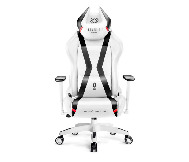 DIABLO Chairs X-Horn 2.0 King Size biało-czarny - 1208685 - zdjęcie 2